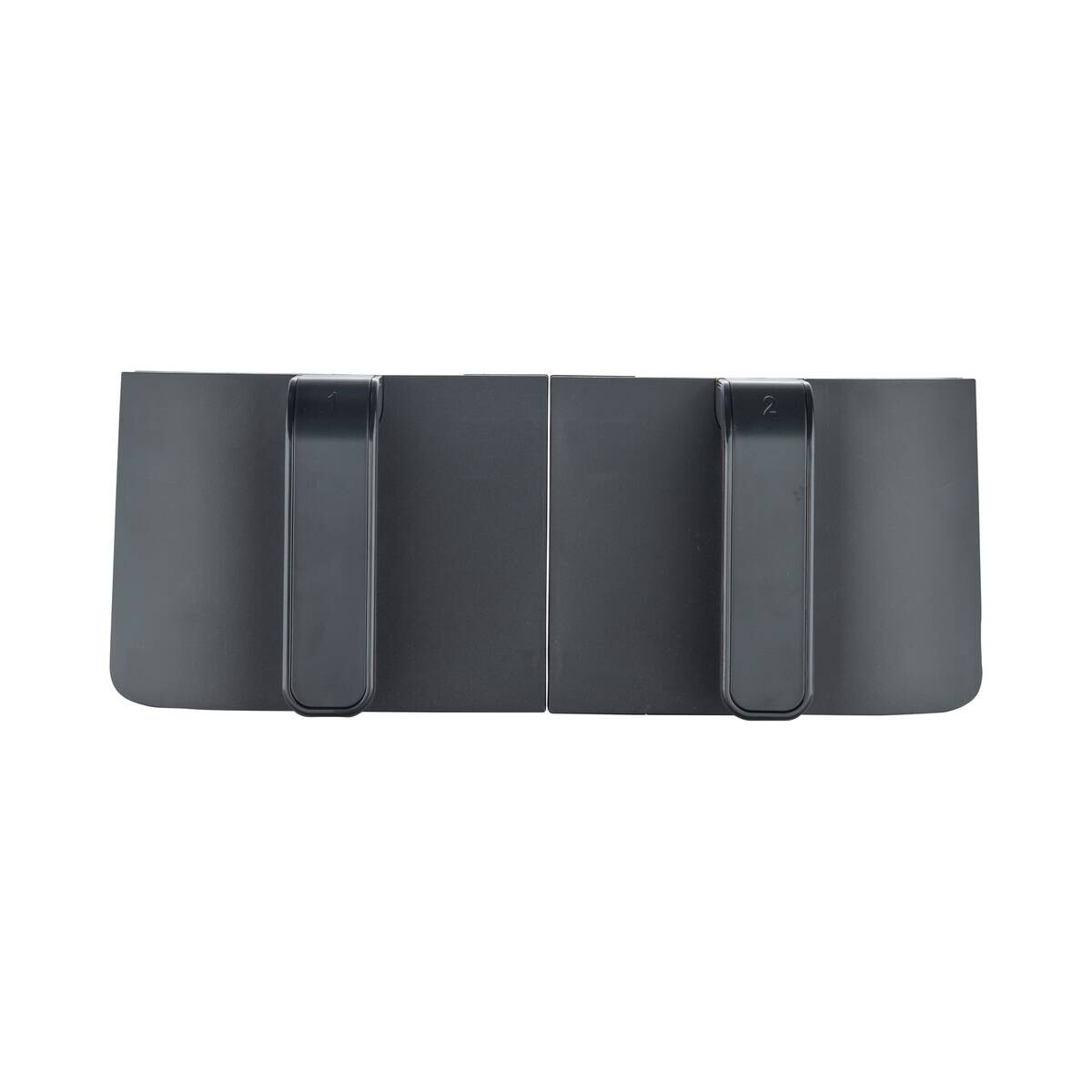 SWISS HOME Doppel-Heißluftfritteuse SH-6931 schwarz Kunststoff B/H/L: ca. 24x28x32 cm ca. 3 l