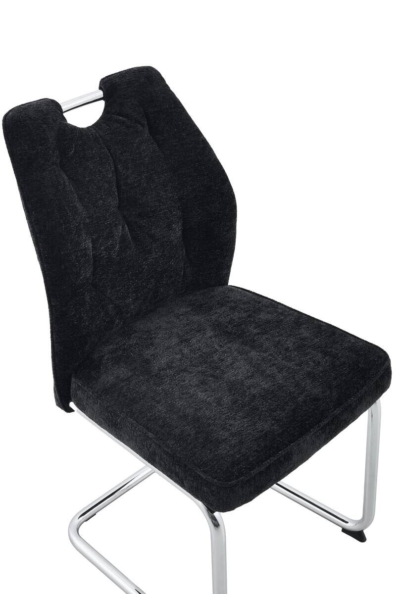 Schwingstuhl Lucca schwarz B/H/T: ca. 48x94x61 cm