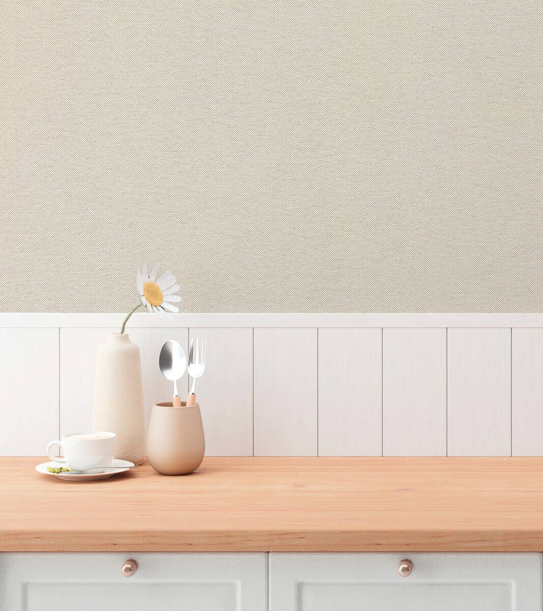 A.S.Creation Vliestapete beige B/H/D: ca. 53x1005x9,3 cm