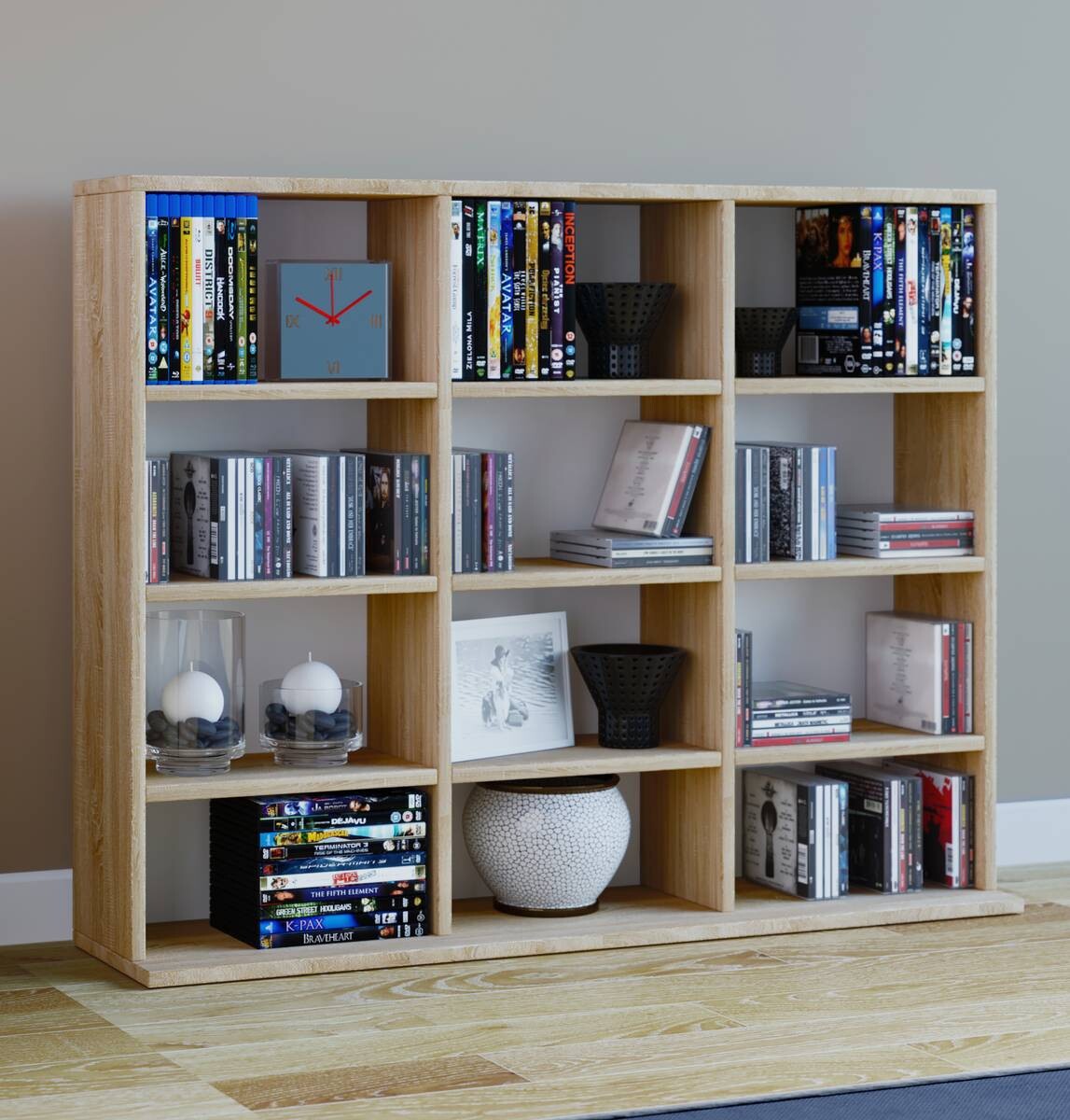 Regal Megosa Mini Eiche Sonoma Nachbildung Holzwerkstoff B/H/T: ca. 102x83x23 cm