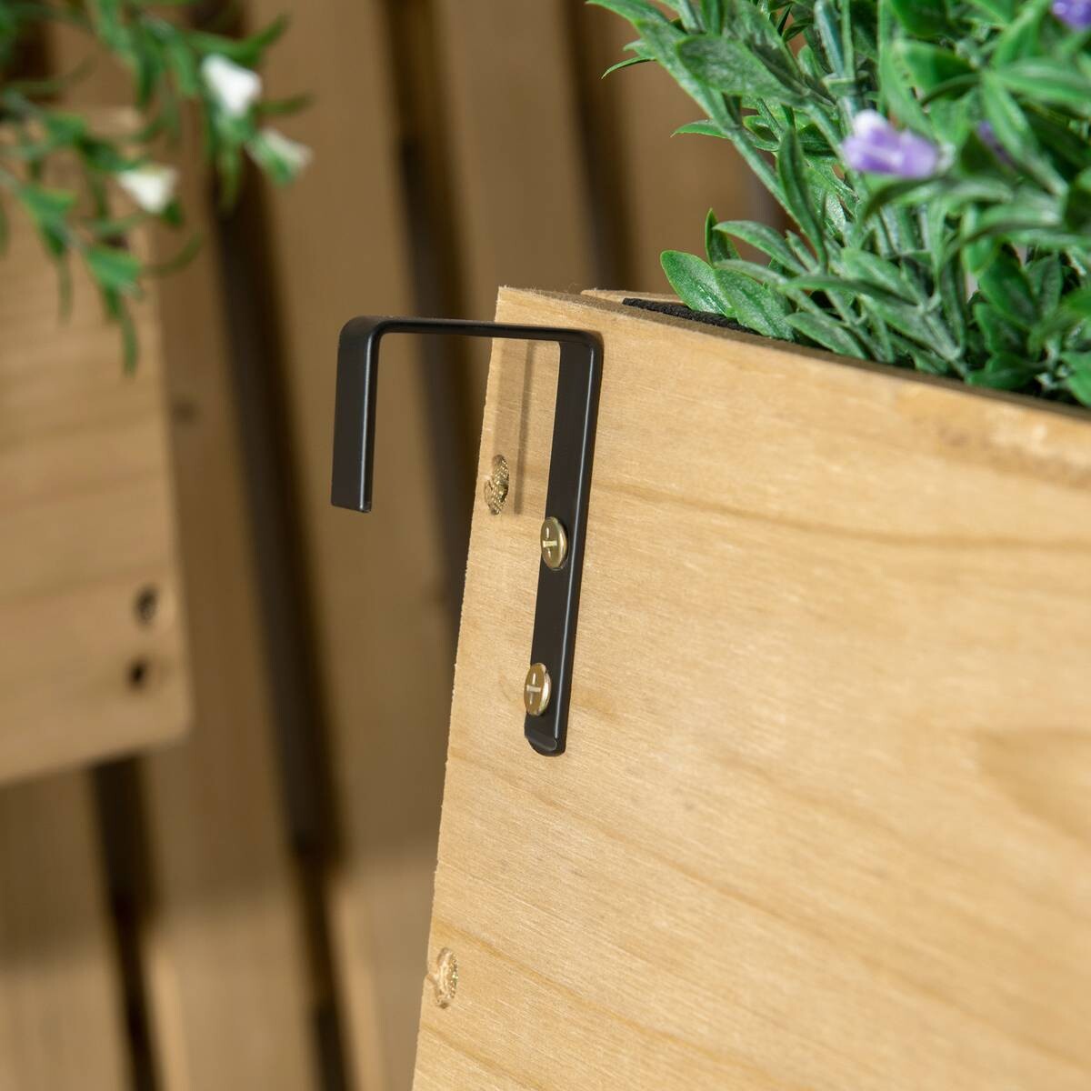 Outsunny Wandbeet mit Spalier zur Aufhängung B/H/L: ca. 16x80x60 cm