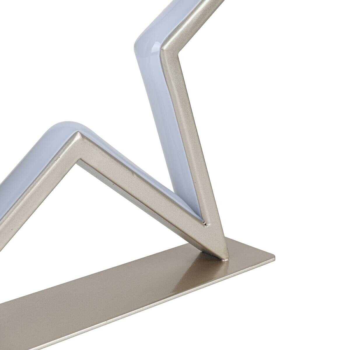 LED-Dekoleuchte Stella champagner Metall B/T/L: ca. 33x5x32 cm