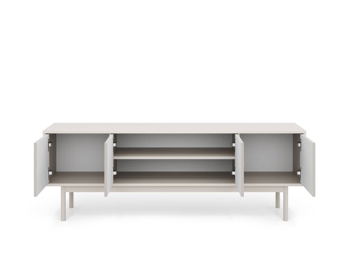 Lowboard MAZOMA Eiche Kaschmirgrau Nachbildung gold Optik B/H/T: ca. 154x53,5x39 cm