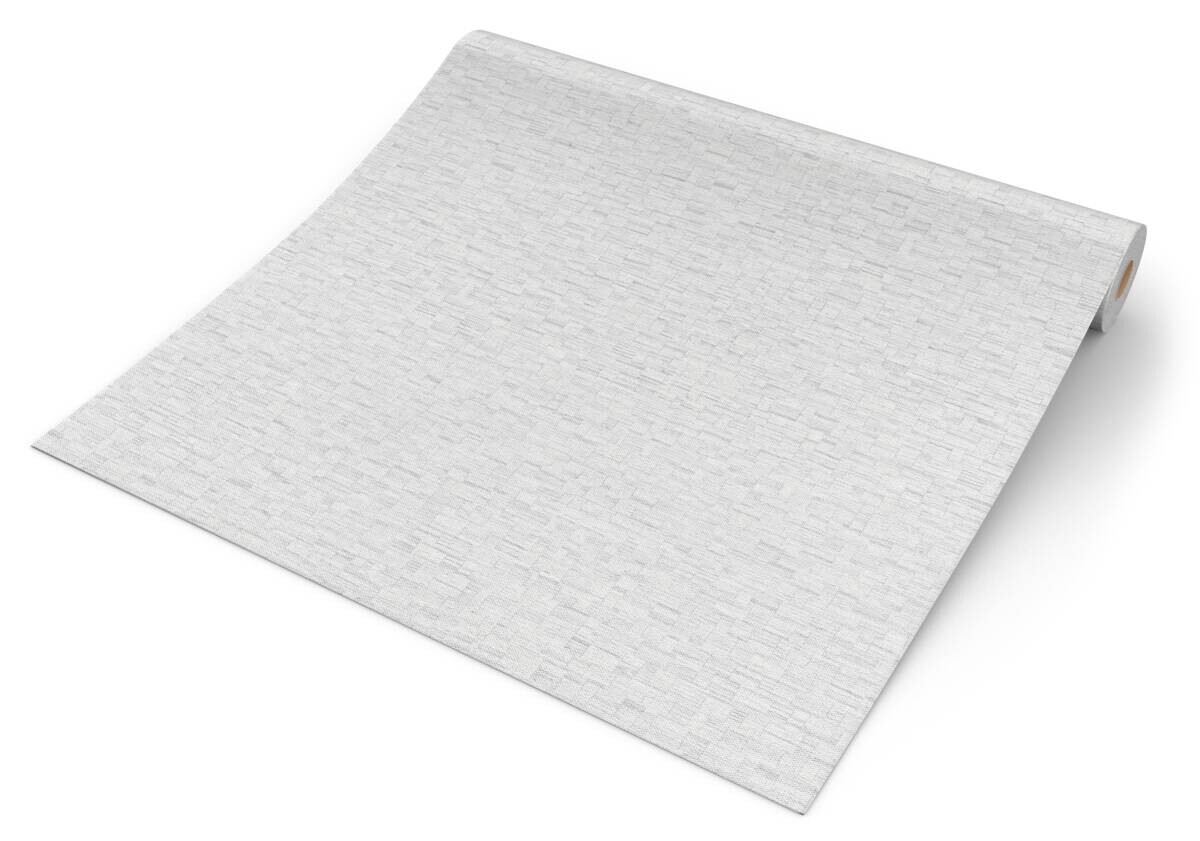 Vliestapete Geflecht weiß grau B/L: ca. 53x1005 cm