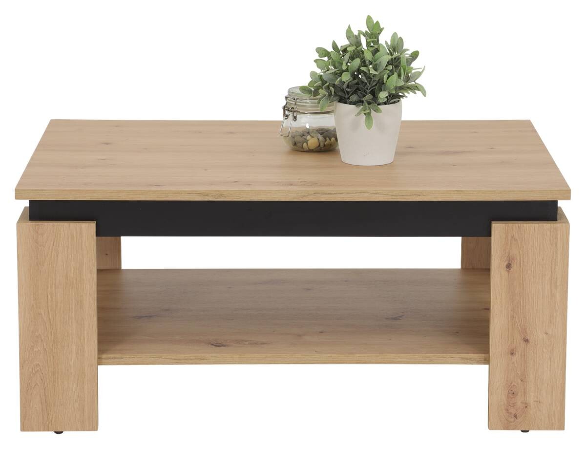 Couchtisch TIM II Eiche dunkel B/H/T: ca. 90x41x60 cm