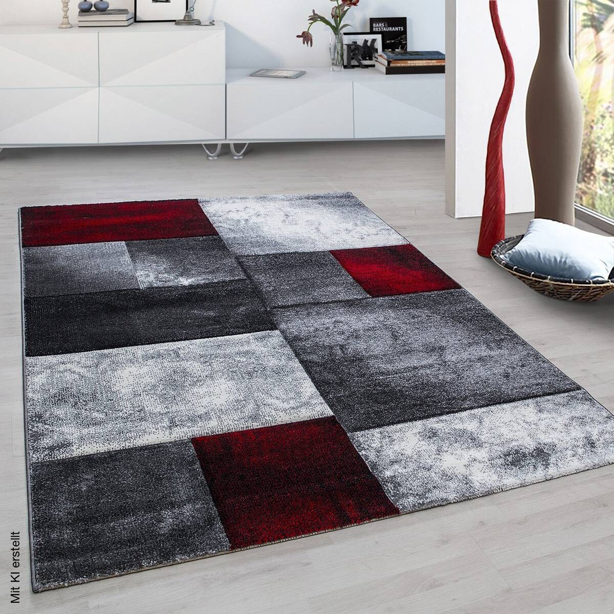 Ayyildiz Teppich HAWAII rot B/L: ca. 80x300 cm