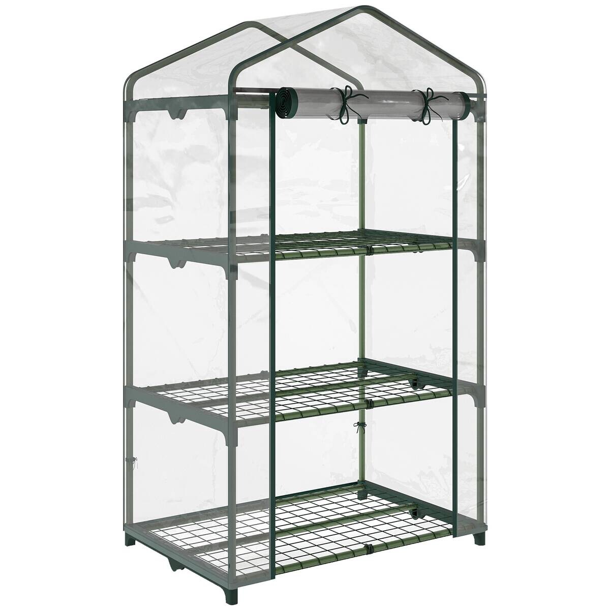 Outsunny Gewächshaus B/H/T/L: ca. 49x125x49x69 cm transparent