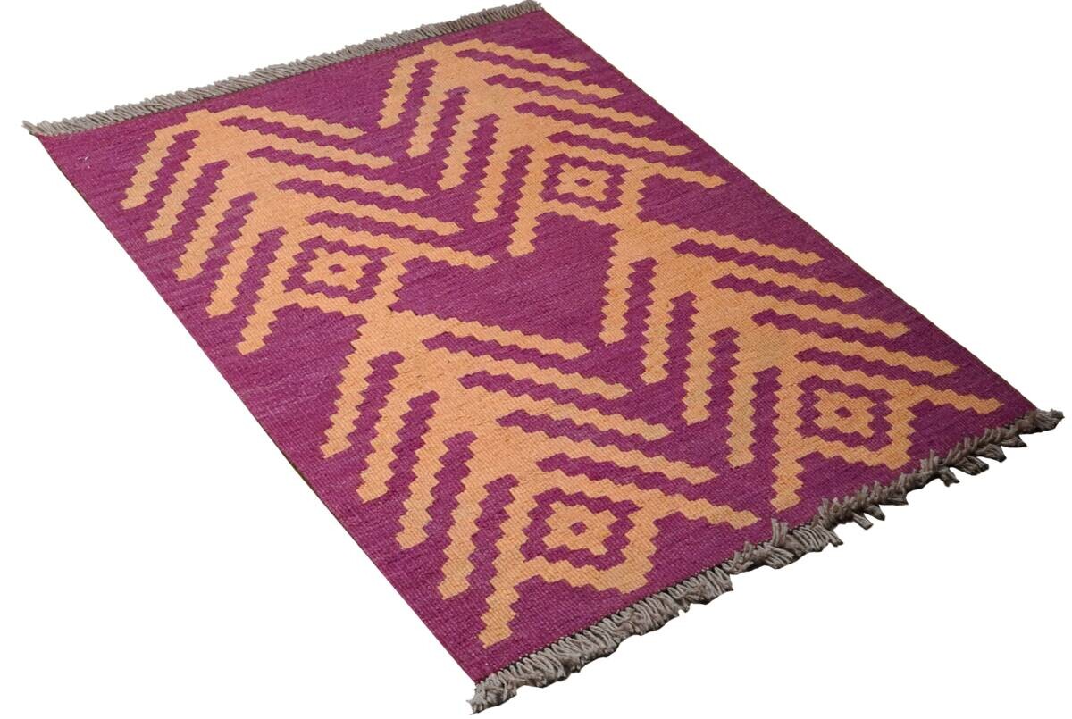 PersaTepp Teppich Kelim Gashgai violett B/H/L: ca. 62x1x93 cm
