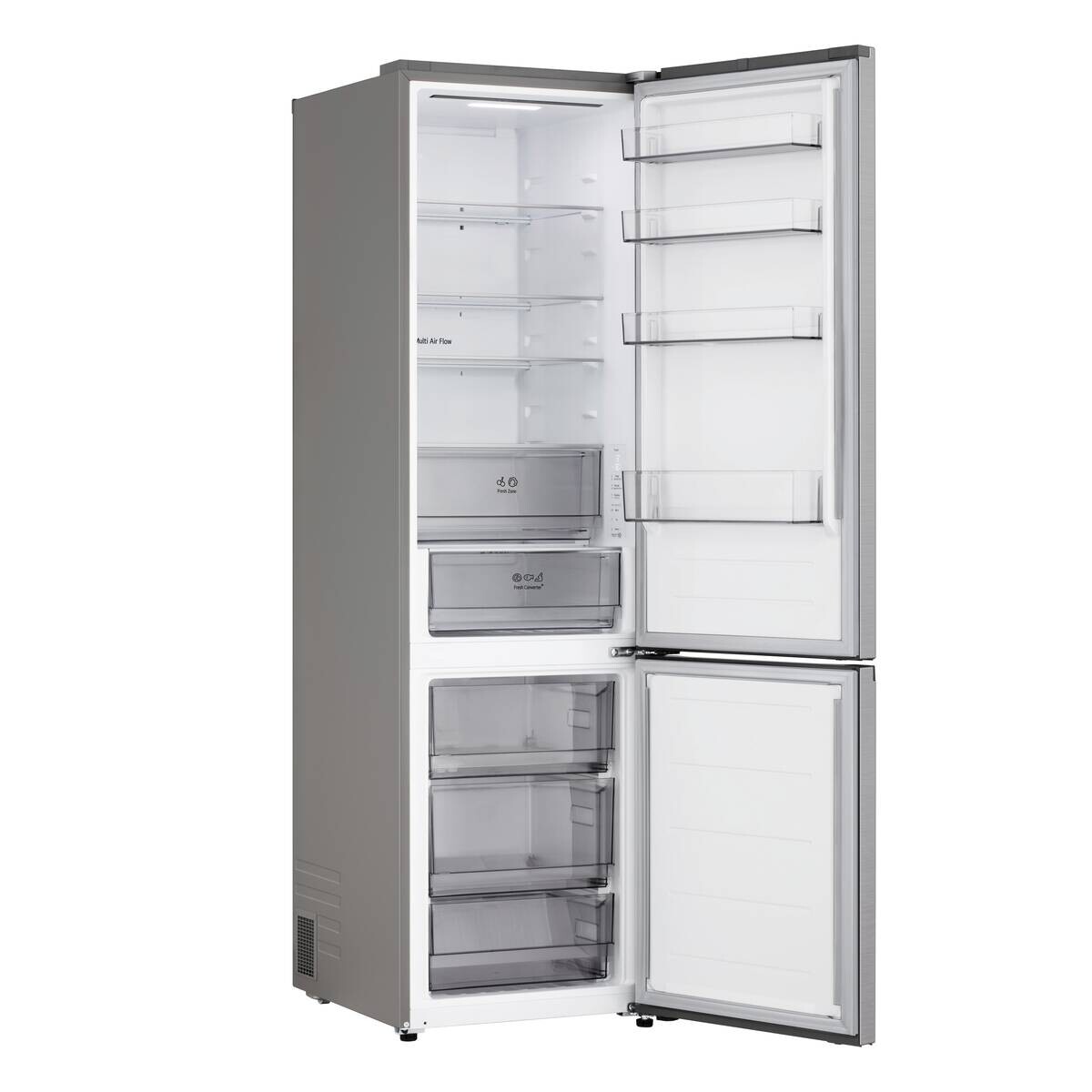 LG Kühl-/Gefrierkombination GBBSJ2CCPY silber B/H/T: ca. 59,7x203x67,4 cm