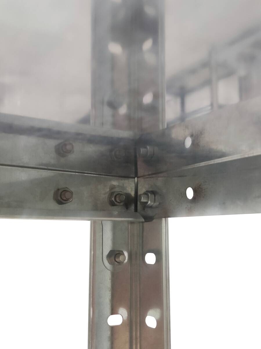 Schraubregal verzinkt B/H/T: ca. 90x180x60 cm