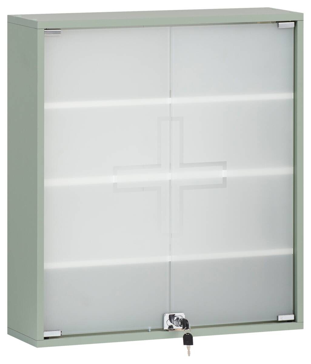 Medizinschrank Bjarne Pistazie B/H/T: ca. 64,2x71,4x19,6 cm