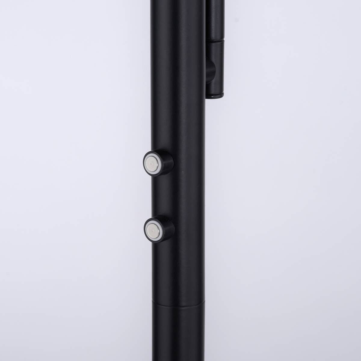 Just Light Stehlampe HANS 11710-18 schwarz Eisen Kunststoff B/H/T: ca. 25x190x25 cm 2 Brennstellen