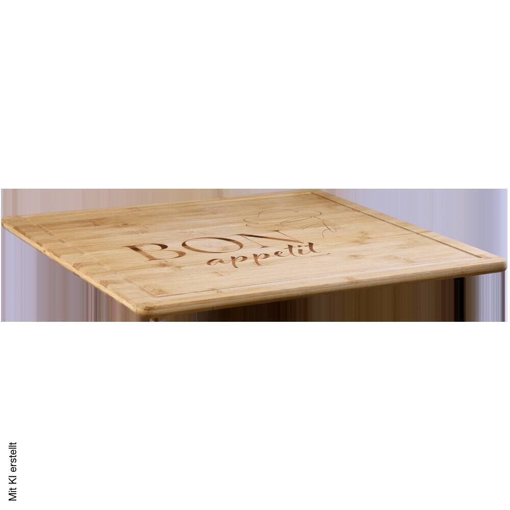 Kesper Herdabdeckplatte natur Bambus B/H/L: ca. 54x3x64 cm