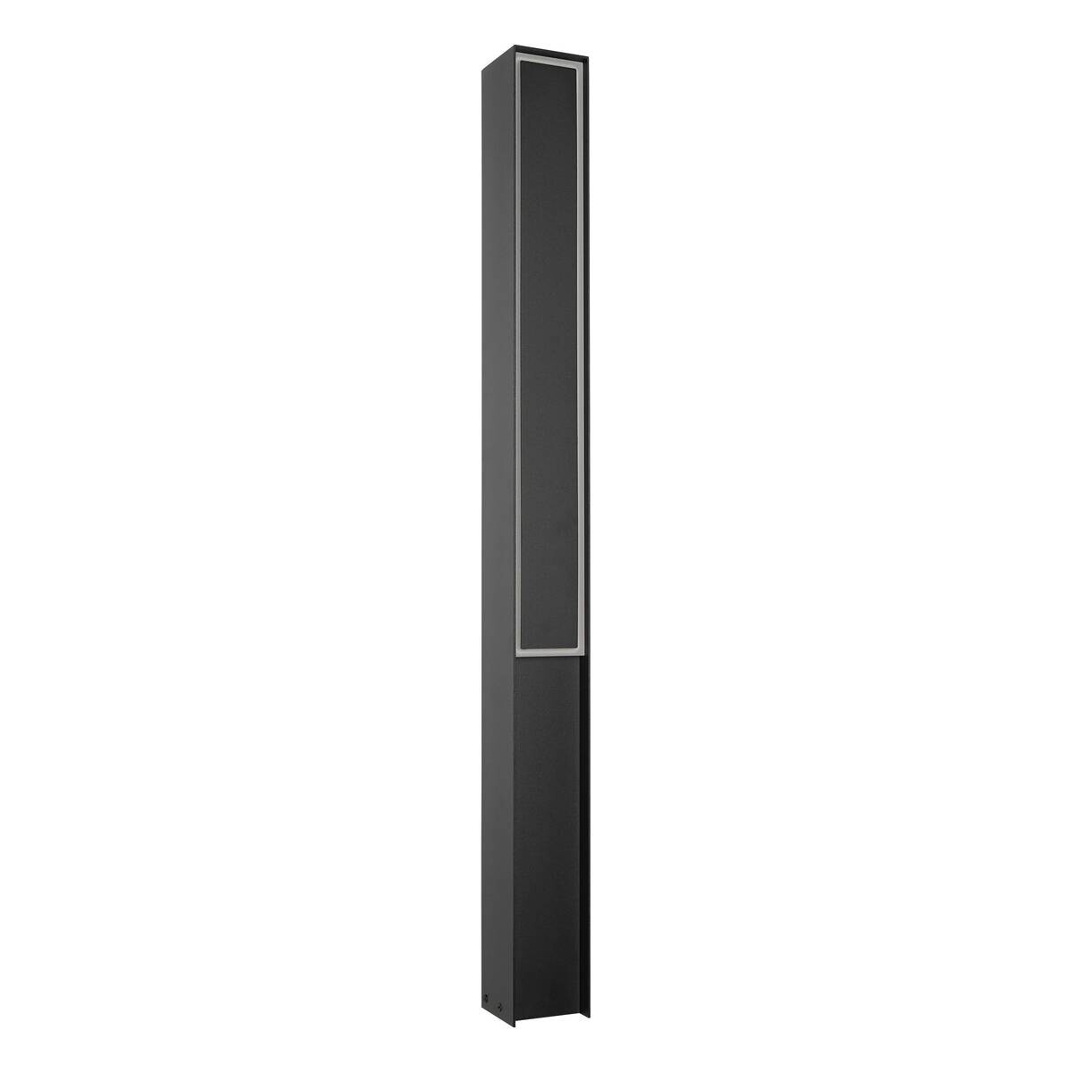Lamkur LED-Stehleuchte schwarz Stahl B/H/L: ca. 7x80x7 cm 1 Brennstellen