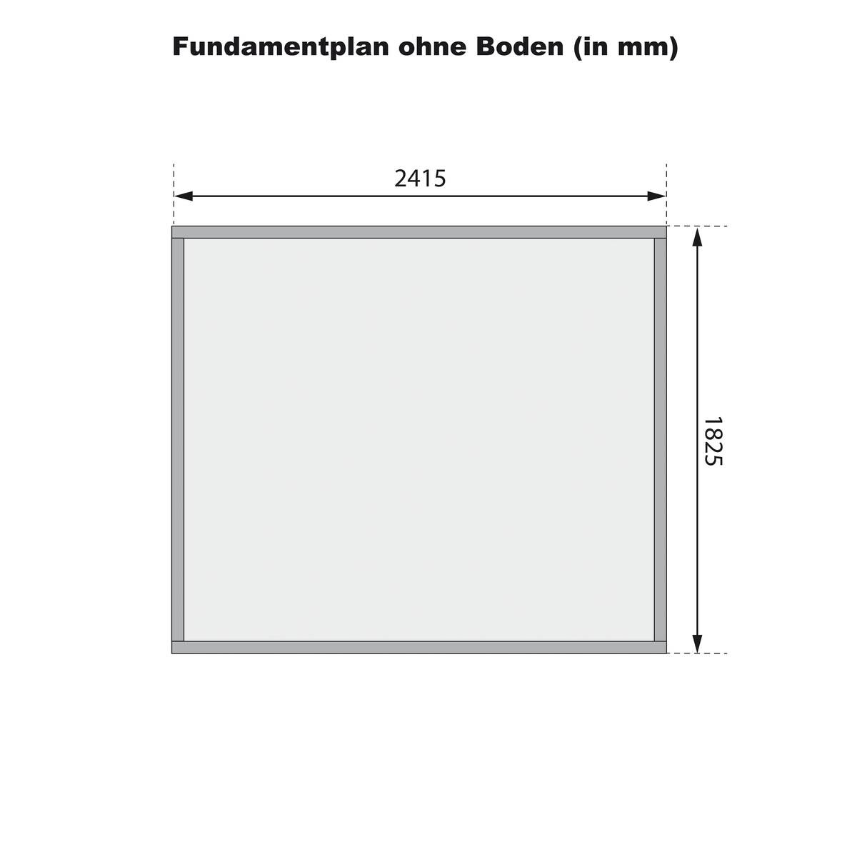 Karibu Gartenhaus Joschka 3 natur B/H/L: ca. 186x167x246 cm