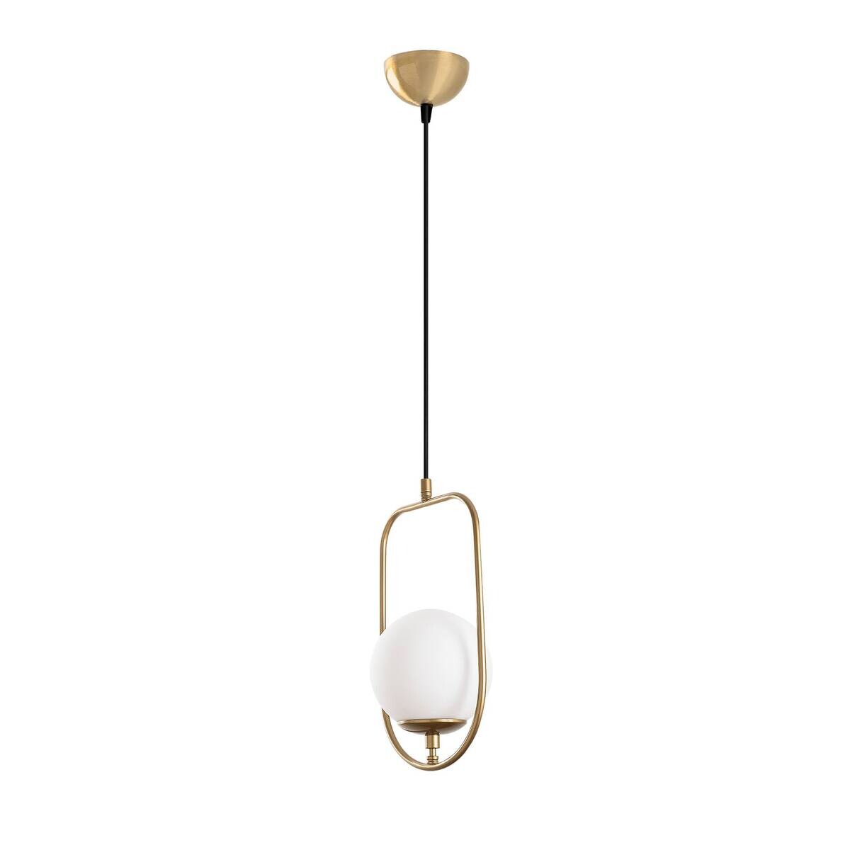 Opviq Pendelleuchte Skew gold B/H/T/L/D: ca. 15x171x15x15x15 cm E14 1 Brennstellen