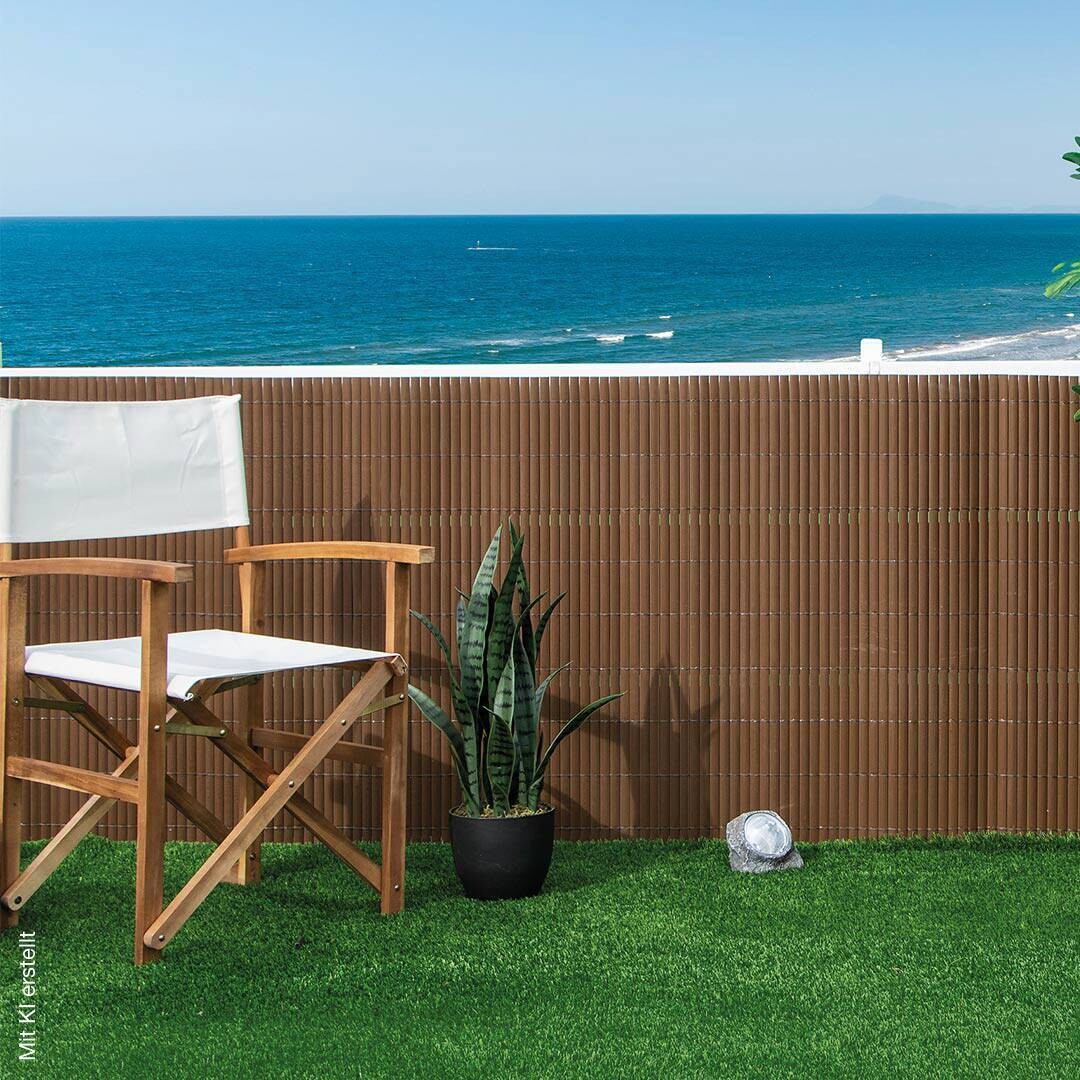 NORTENE Sichtschutz braun PVC B/H/L: ca. 300x8x90 cm