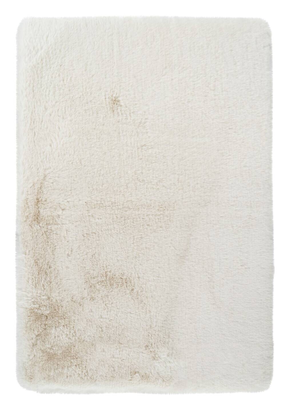 Kayoom Hochflorteppich Badematte Rabbit 625 weiß B/H/L: ca. 40x3,5x60 cm