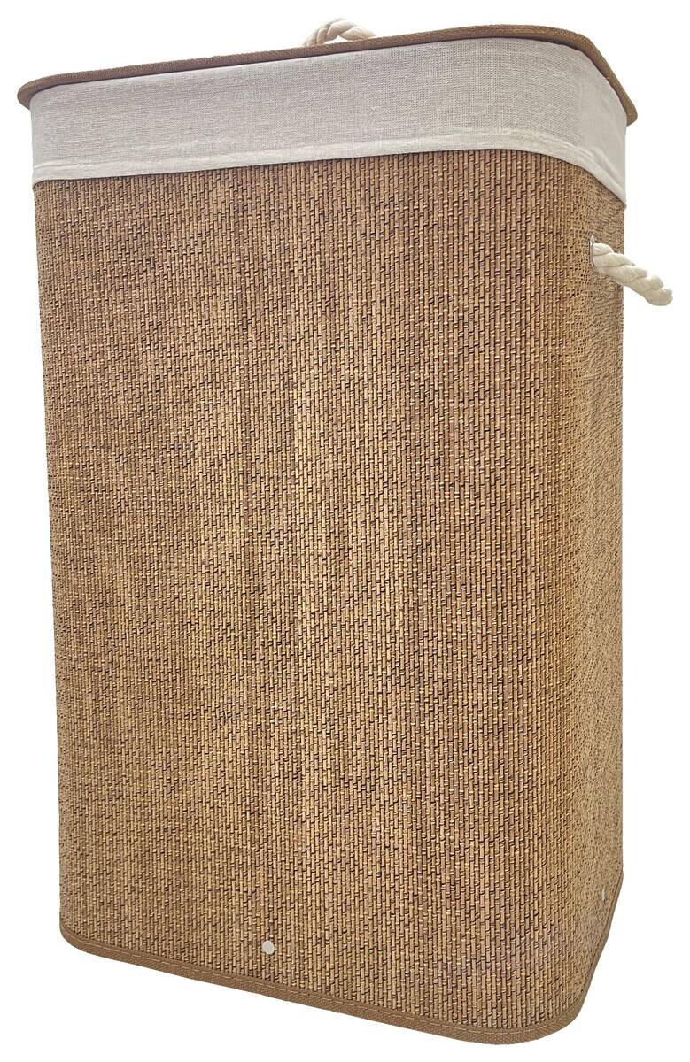 Wäschekorb braun Bambus B/H/T: ca. 40x60x30 cm