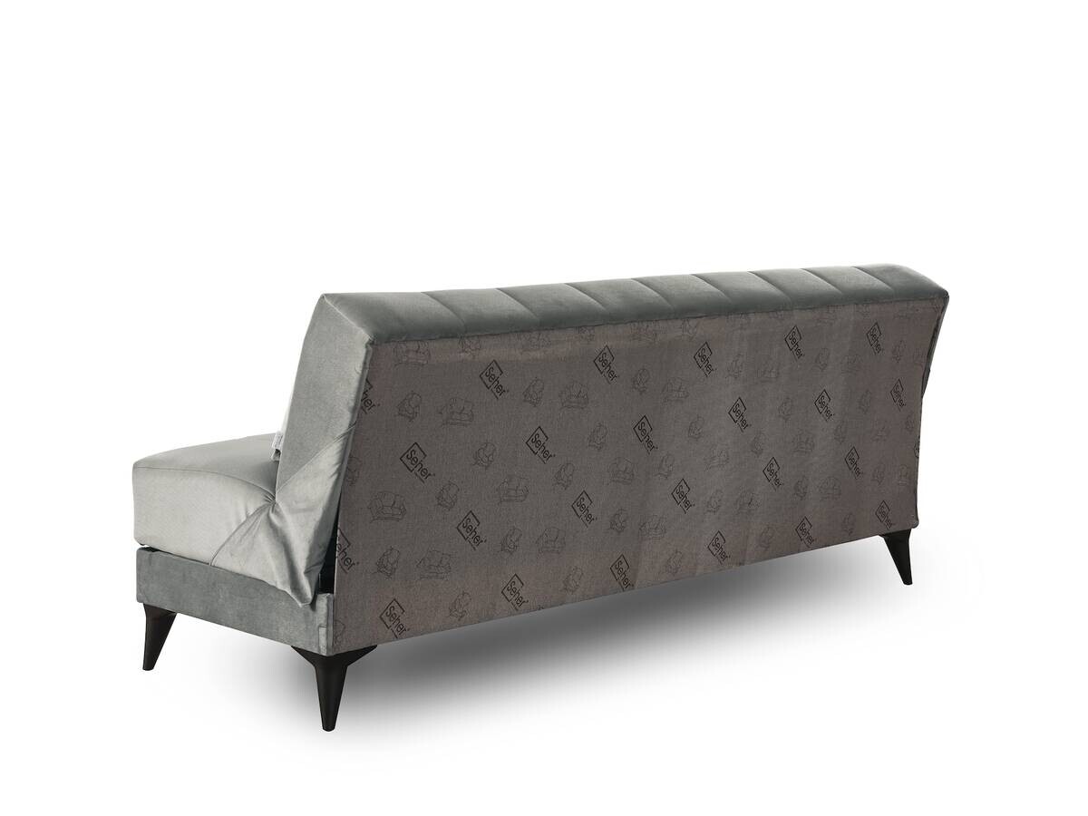 Schlafsofa Action grau B/H/T: ca. 192x86x84 cm