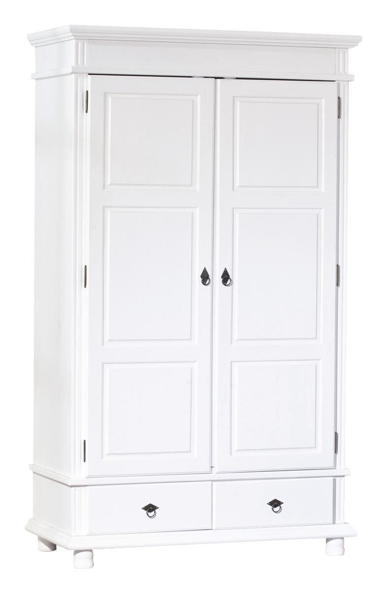 Kleiderschrank Danz weiß B/H/T: ca. 116x199x57 cm