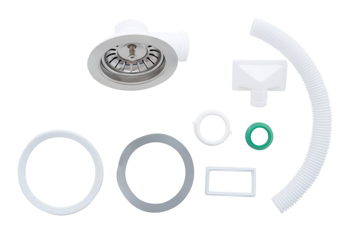 Respekta Einbauspüle Detroit 59 x 43,5 Edelstahl B/H/T: ca. 43,5x59x22,5 cm