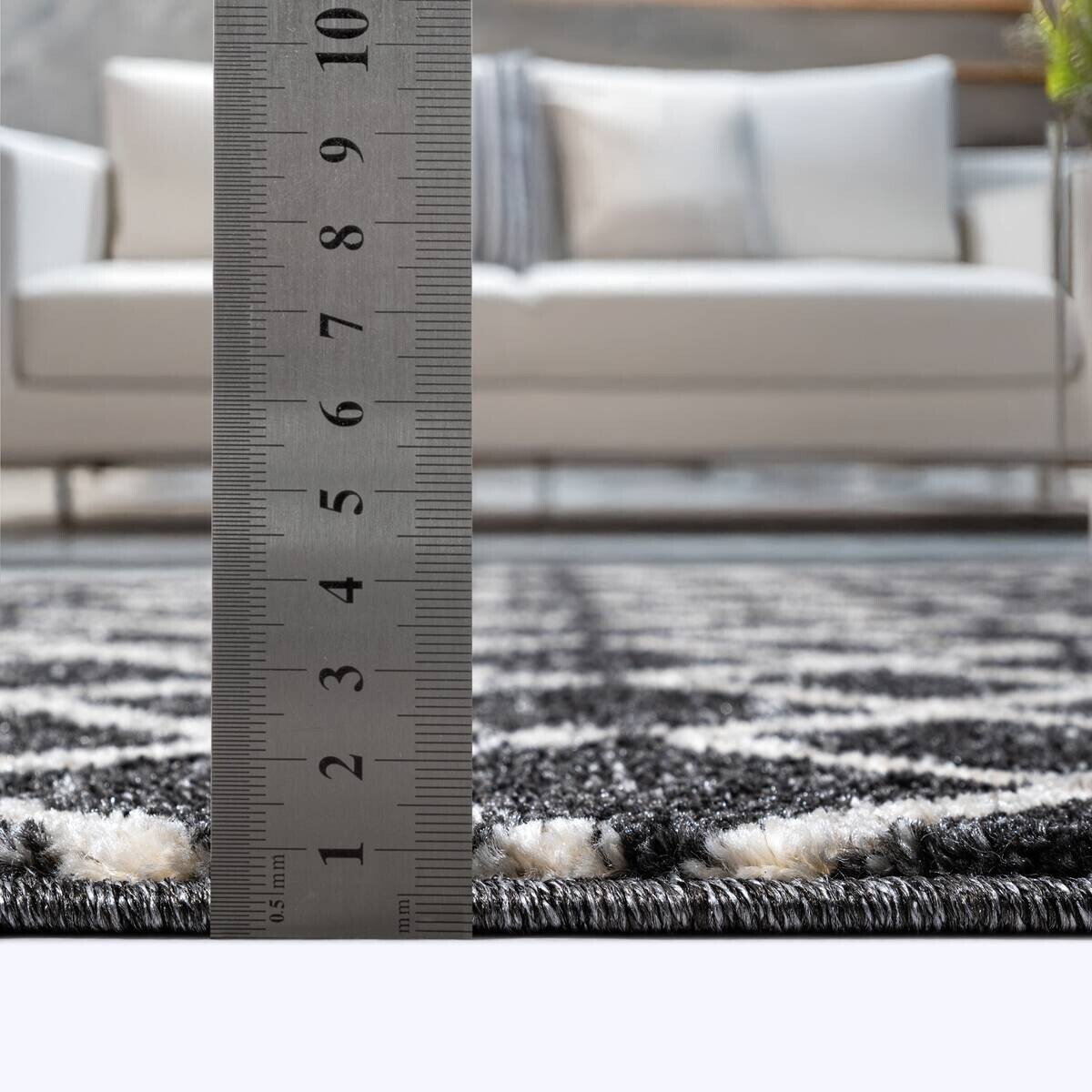 Sanat Teppich schwarz B/L: ca. 150x80 cm