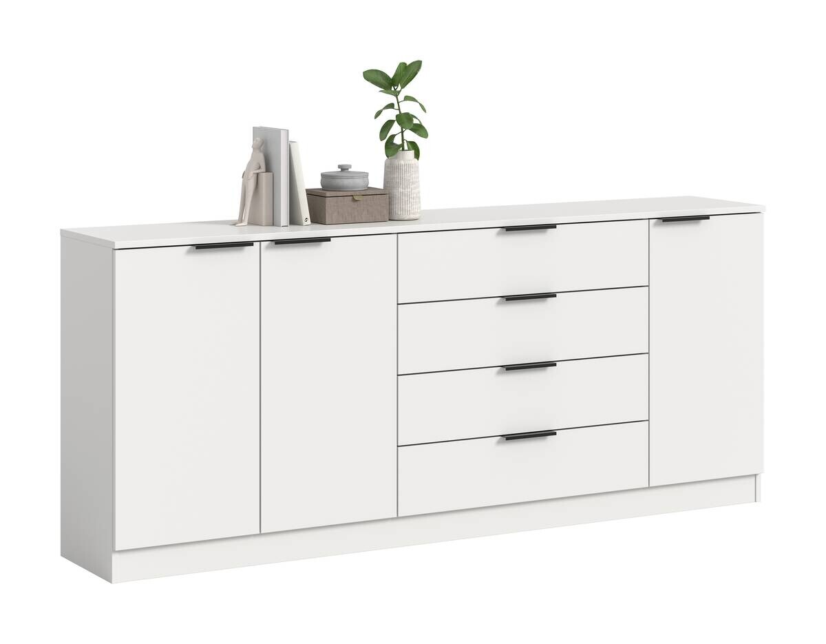 Kommode KOPENHAGEN weiß B/H/T: ca. 185x80x35 cm