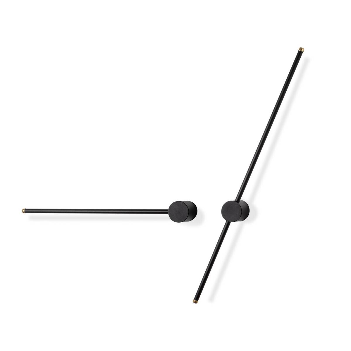 Opviq LED-Wandleuchte schwarz B/H/T: ca. 91x10x7 cm