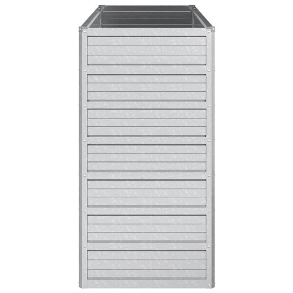 Garten-Hochbeet silber Stahl B/H/L: ca. 40x77x100 cm