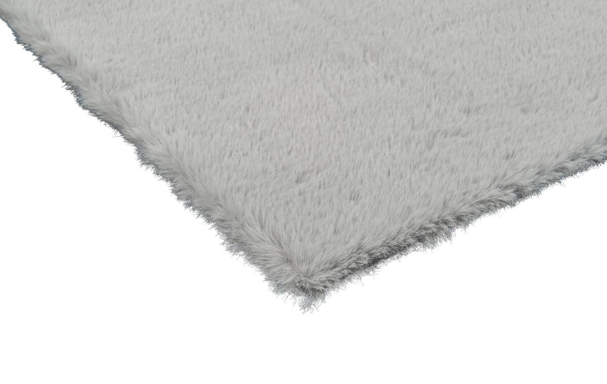 Teppich Buggy silber B/L: ca. 120x160 cm