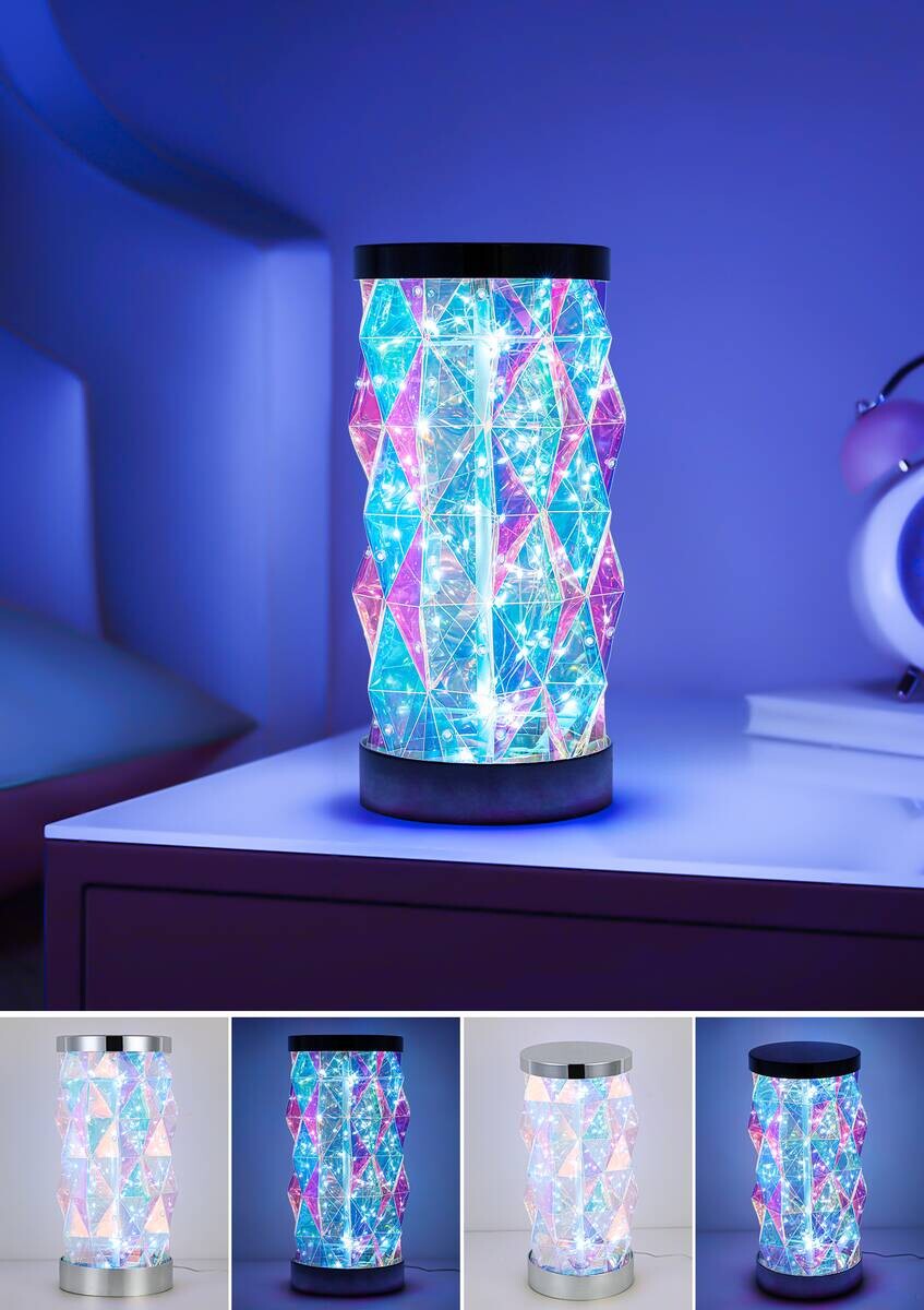 Nolo LED-Tischleuchte Shine transparent pearl B/H/T: ca. 37x16x16 cm