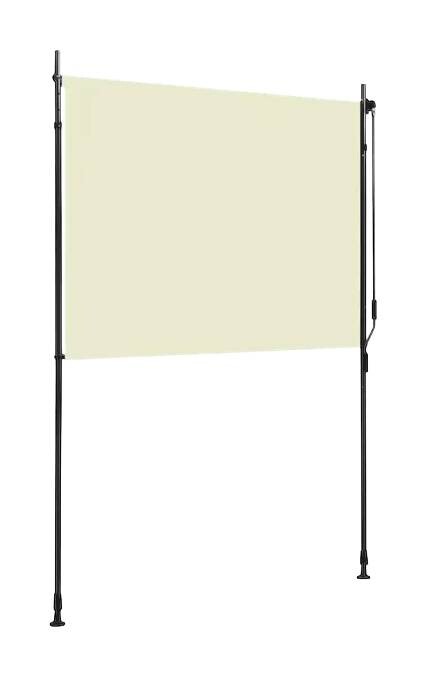 vidaXL Senkrechtmarkise creme B/H: ca. 150x270 cm