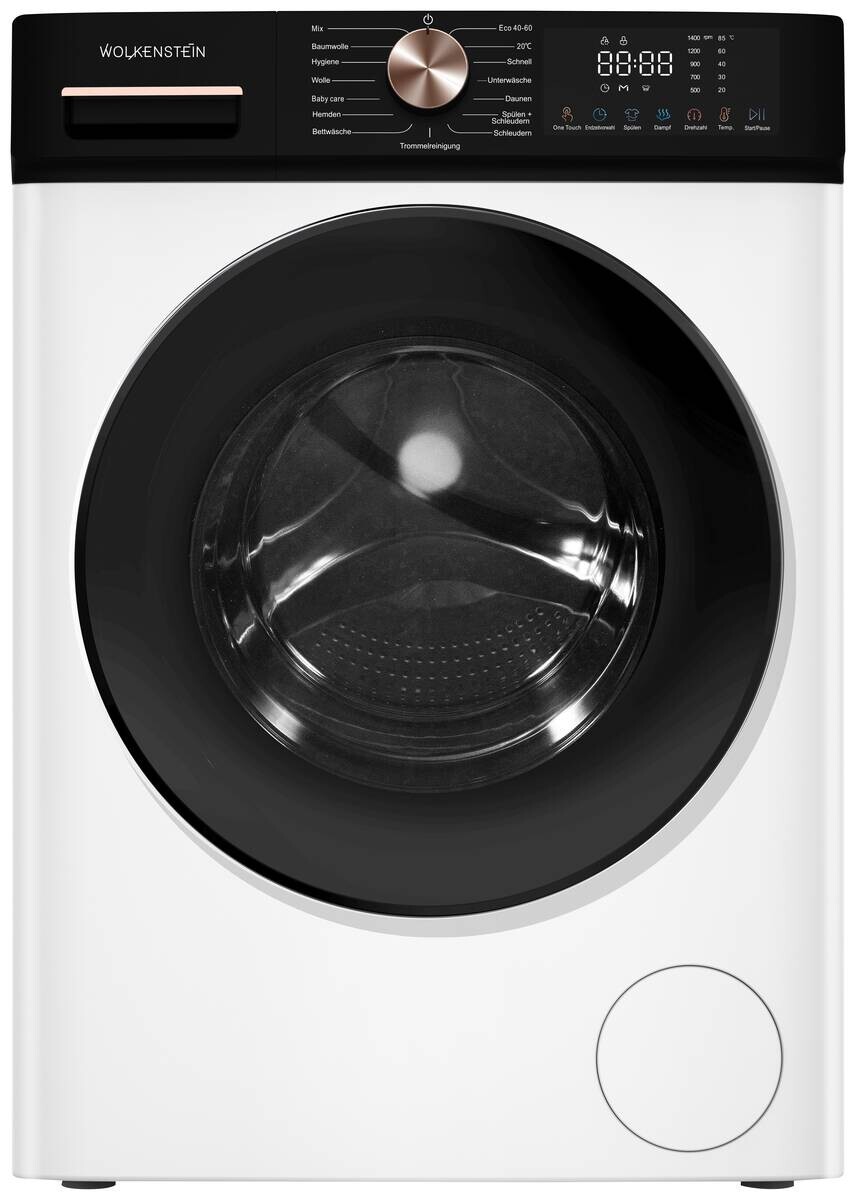 Wolkenstein Waschmaschine WA8-15TCAW gold B/H/T: ca. 60x84,7x52 cm ca. 8 kg