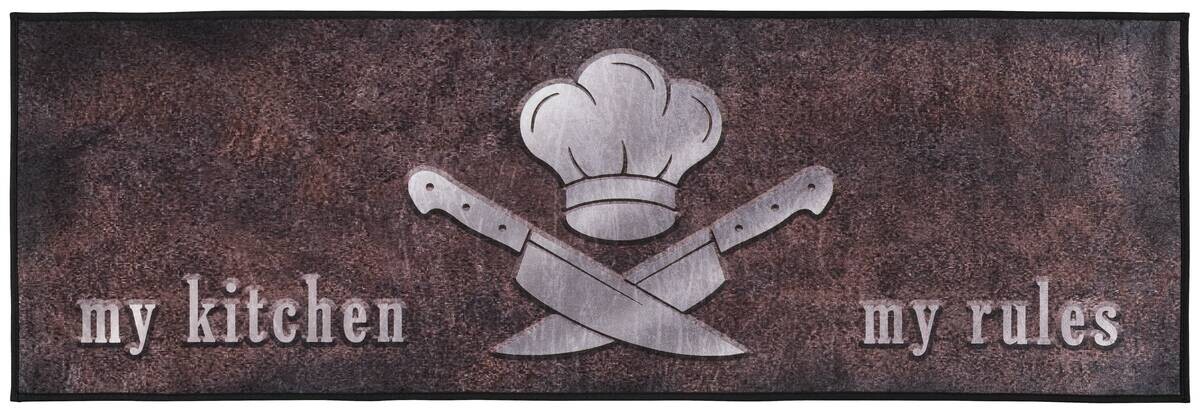 Küchenläufer Trend dunkelbraun B/L: ca. 50x150 cm