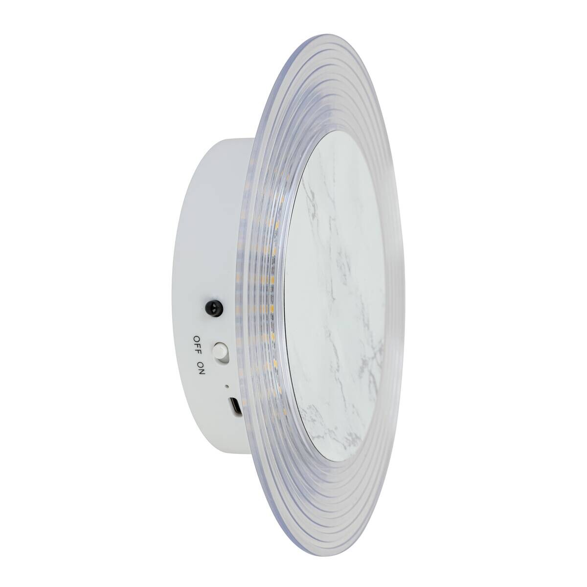 Nolo Akku-LED-Wandleuchte Dot H/D: ca. 3x18 cm