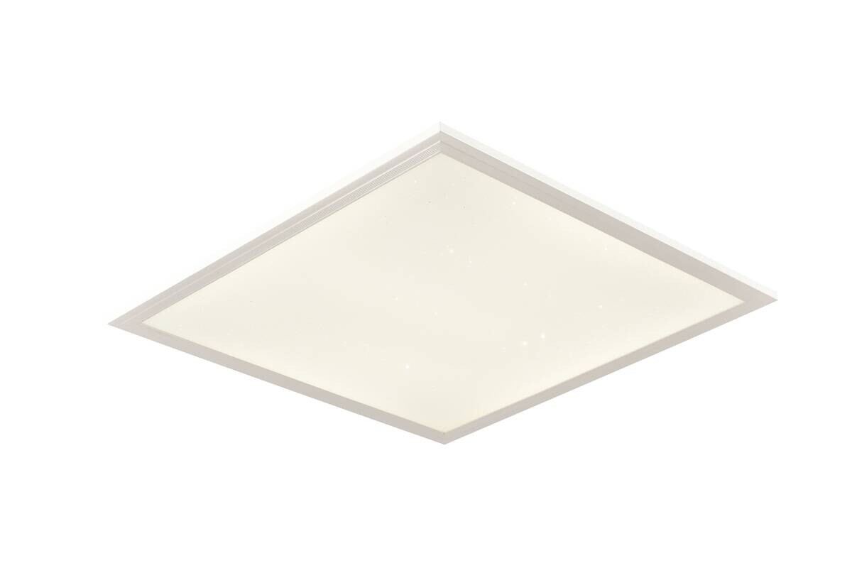 Nolo Deckenleuchte Starry weiß Metall Kunststoff B/H/L: ca. 39,5x6,5x39,5 cm