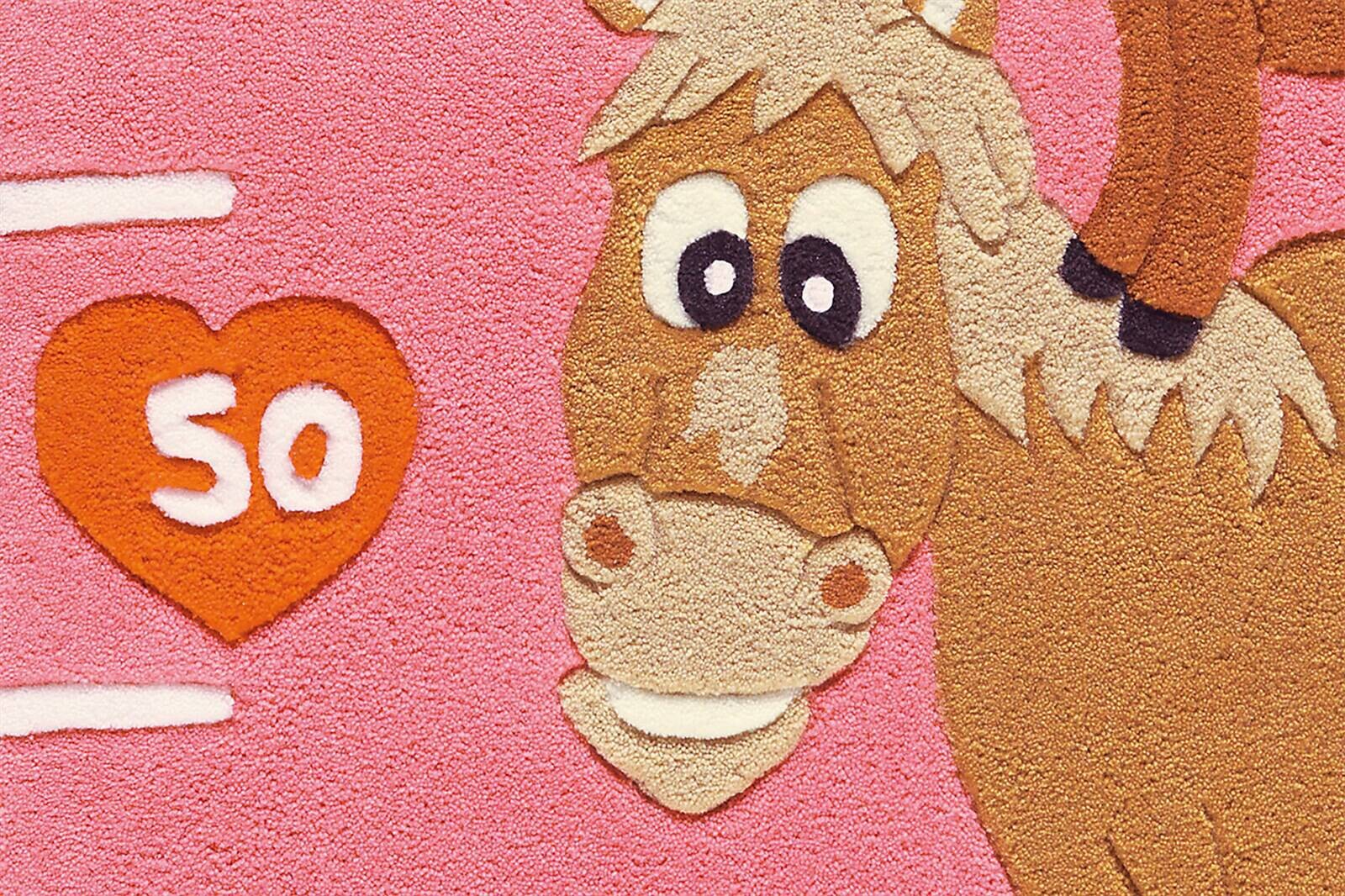 Arte Espina Kurzflorteppich Joy 4168 rosa B/L: ca. 75x160 cm