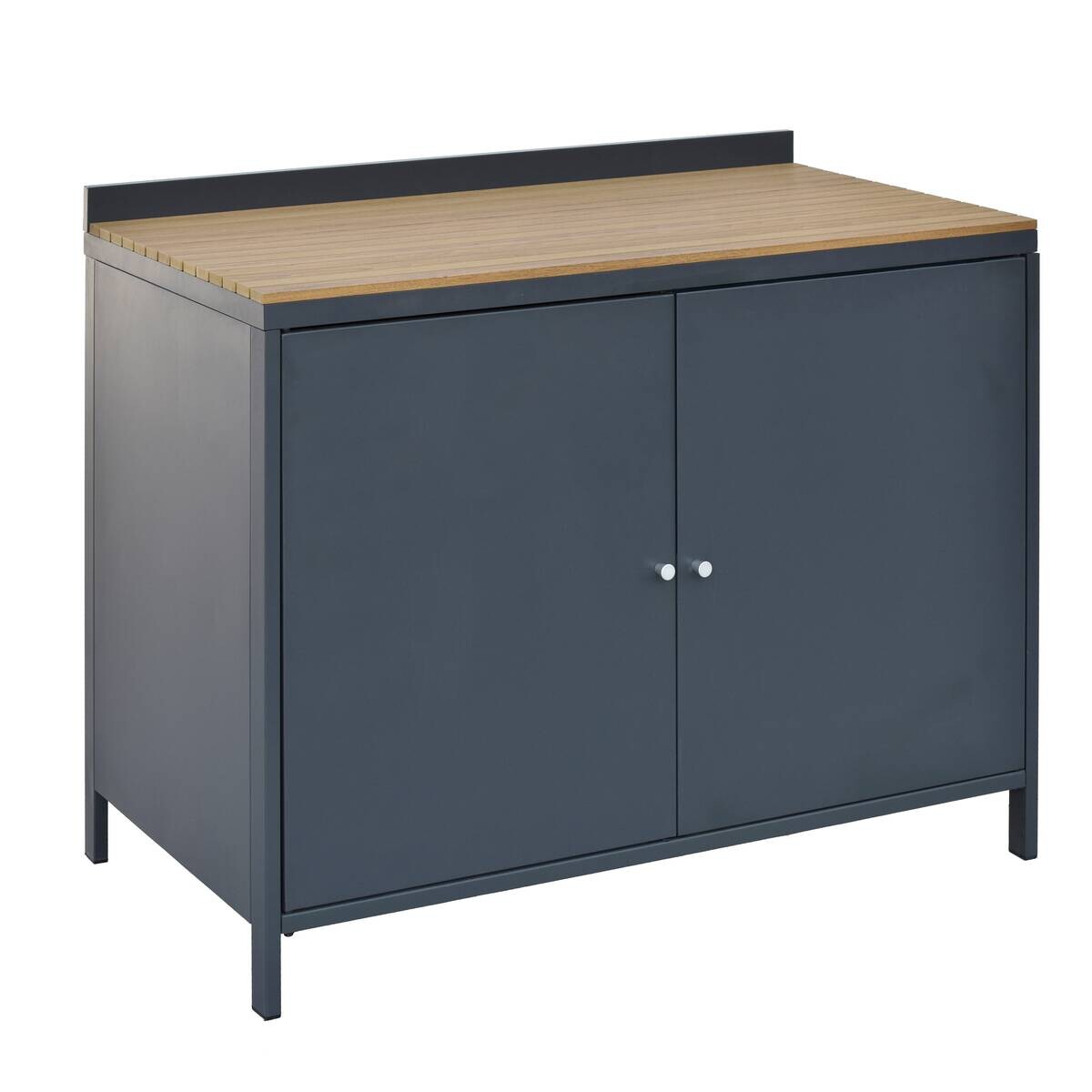 POCOline Outdoor-Küchenmodul anthrazit Aluminium B/H/T: ca. 110x89x61,5 cm