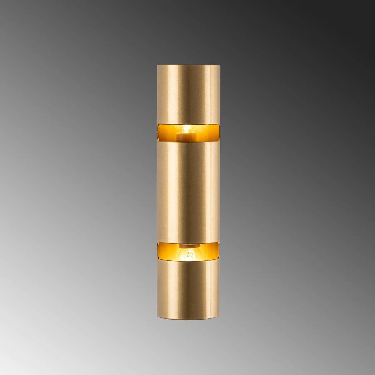 Opviq Wandleuchte gold Metall B/H/L: ca. 30x13x8 cm E14 1 Brennstellen