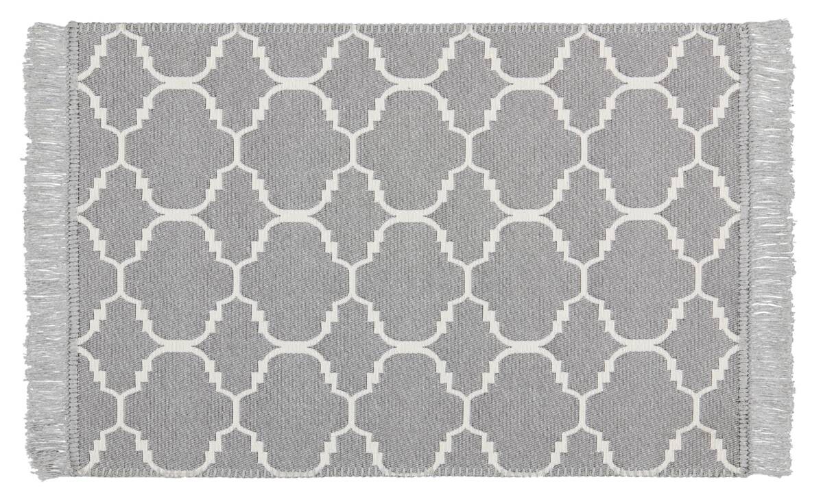 Teppich Boho Kilim schwarz B/L: ca. 60x90 cm
