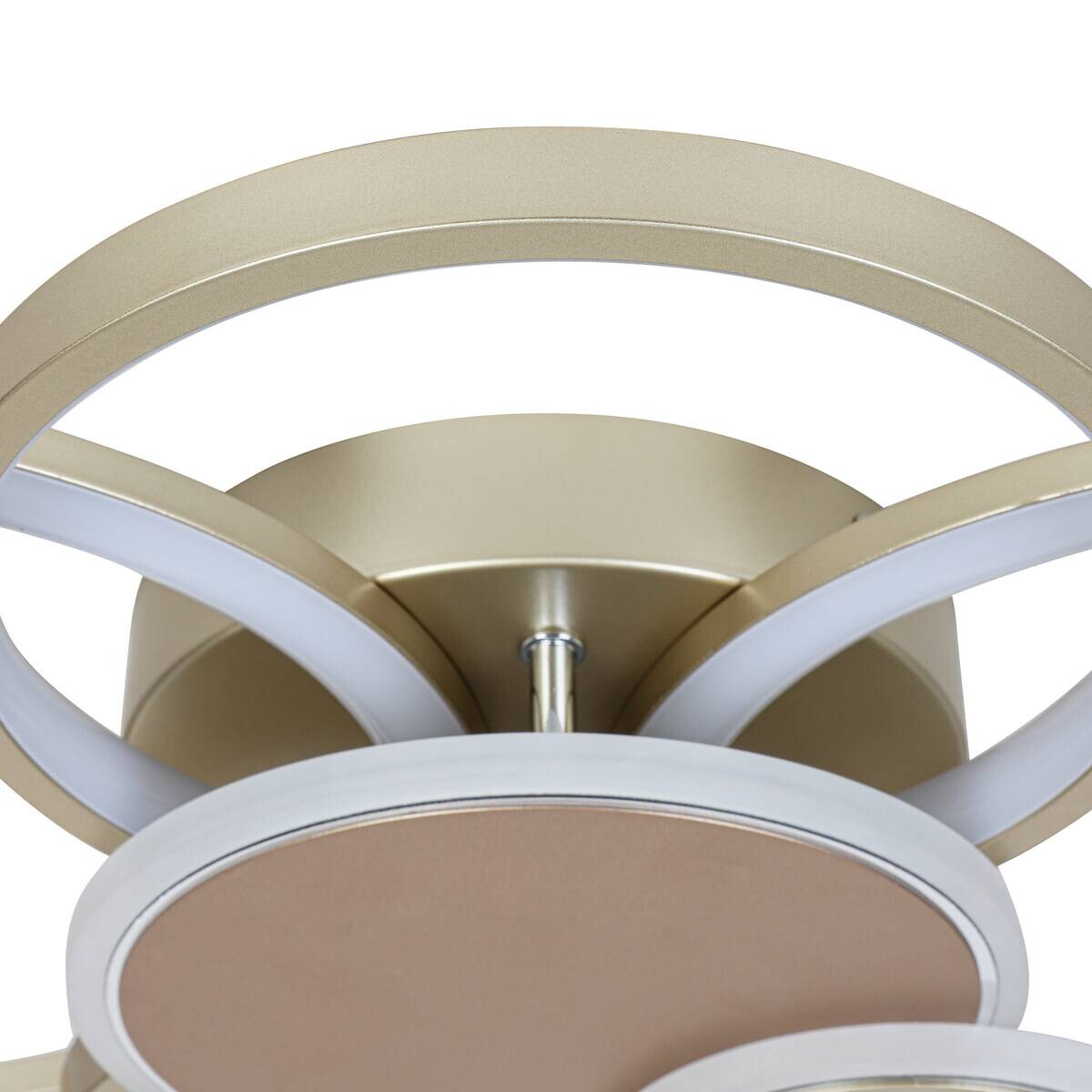 Nolo LED-Deckenleuchte champagner Metall