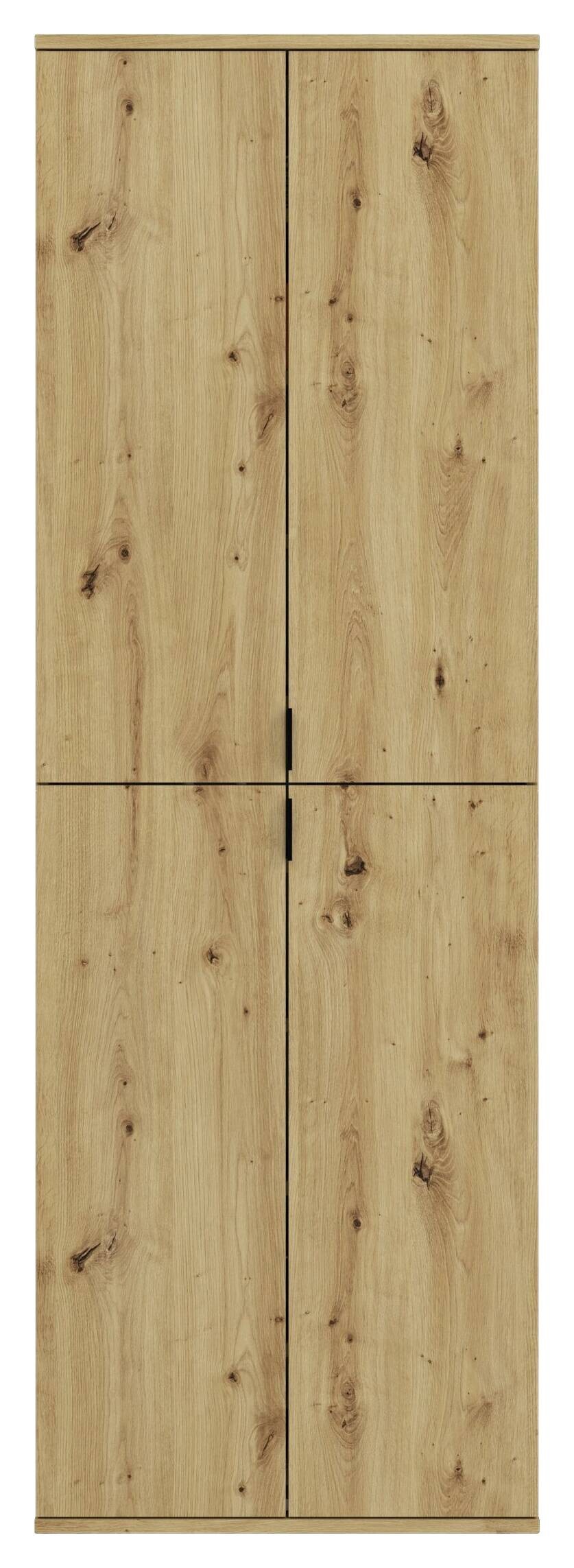 Garderobe PROJEKT Eiche Artisan Nachbildung Spiegel B/H/T: ca. 122x193x34 cm