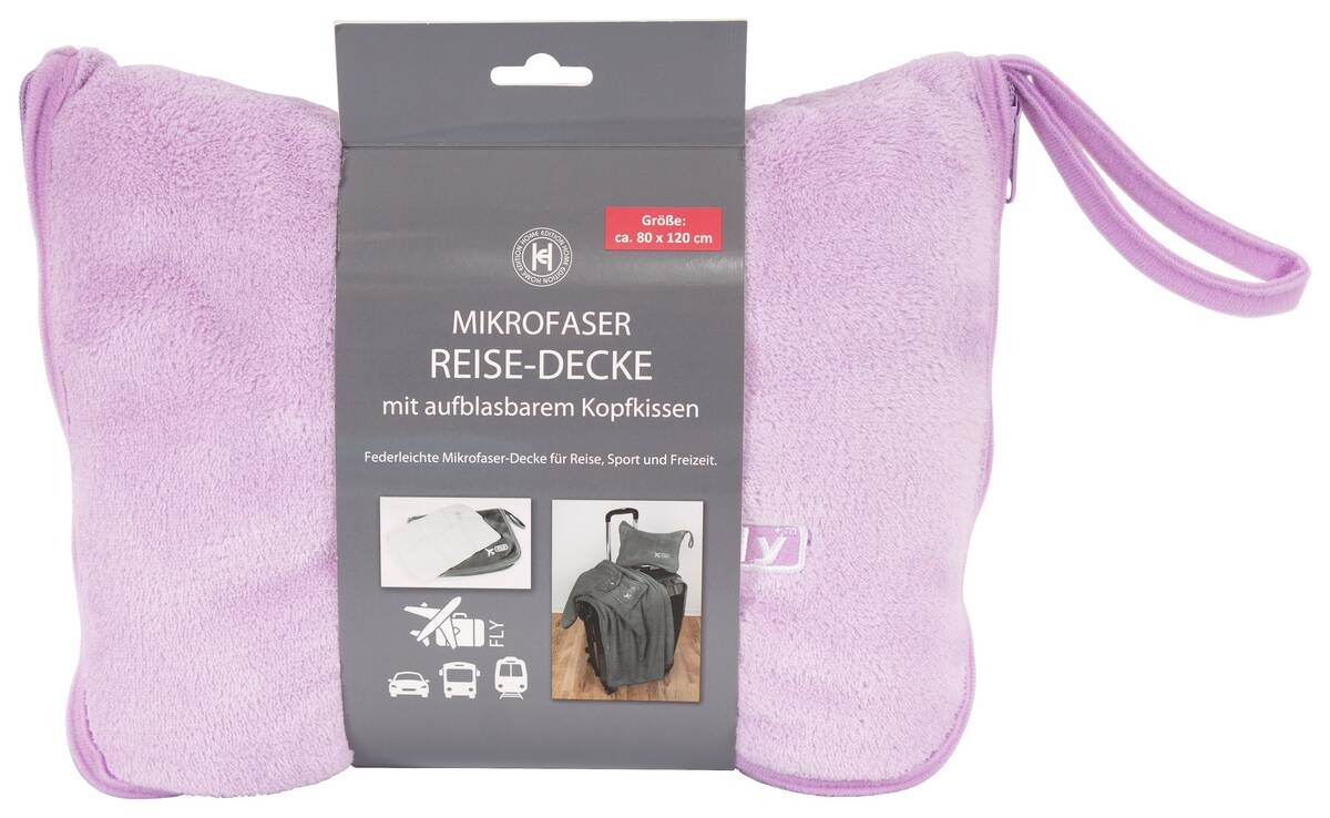 Microfaserdecke sortiert Polyester B/L: ca. 80x120 cm