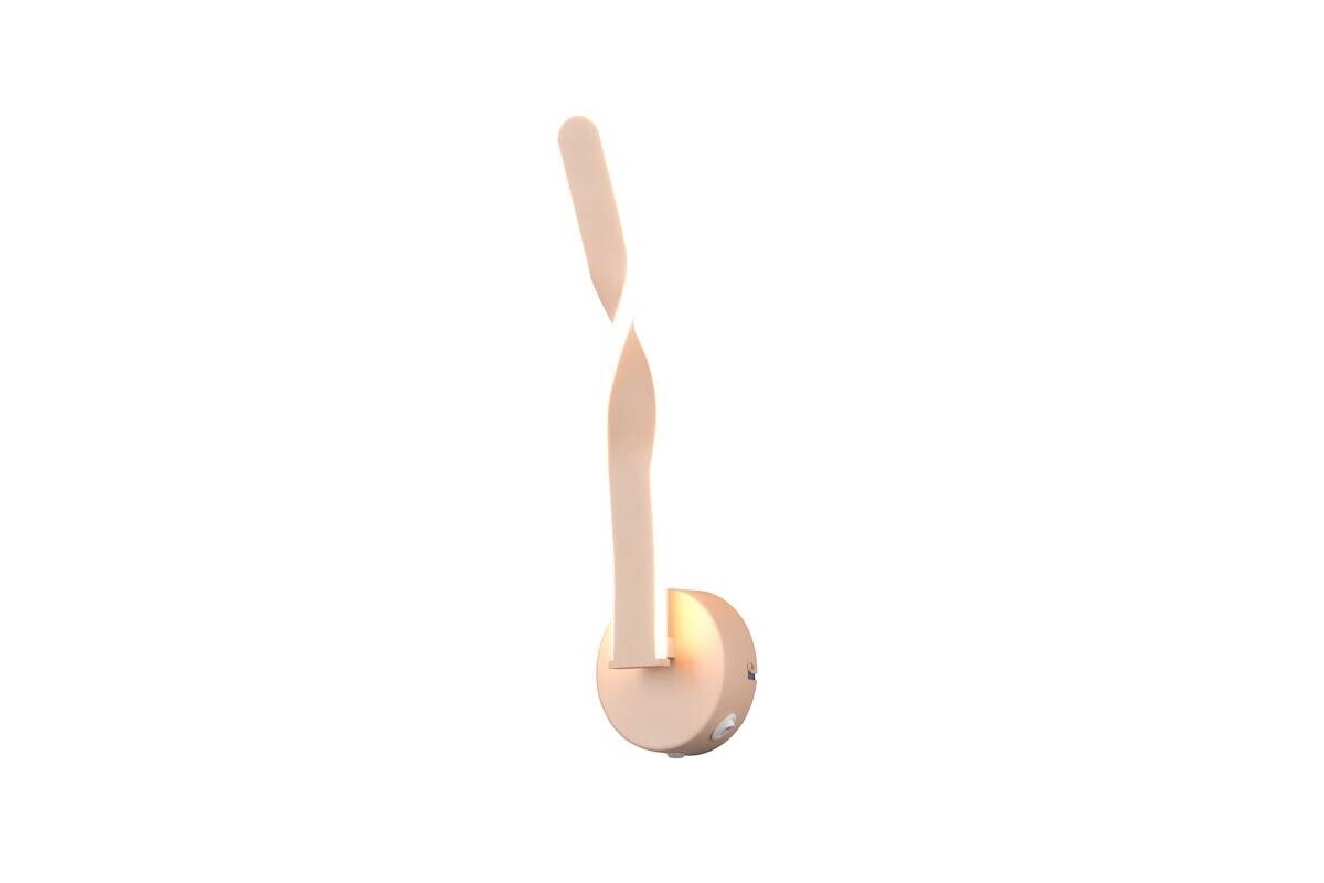 Reality LED Wandleuchte Ginko sand Metall B/H: ca. 12x45,5 cm 1 Brennstellen