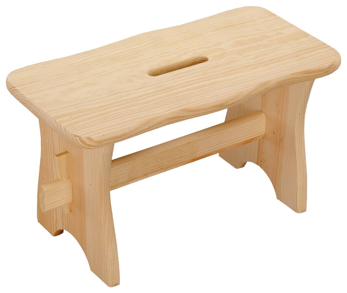 Kesper Fußbank natur Kiefer B/H/L: ca. 19x21x38,5 cm
