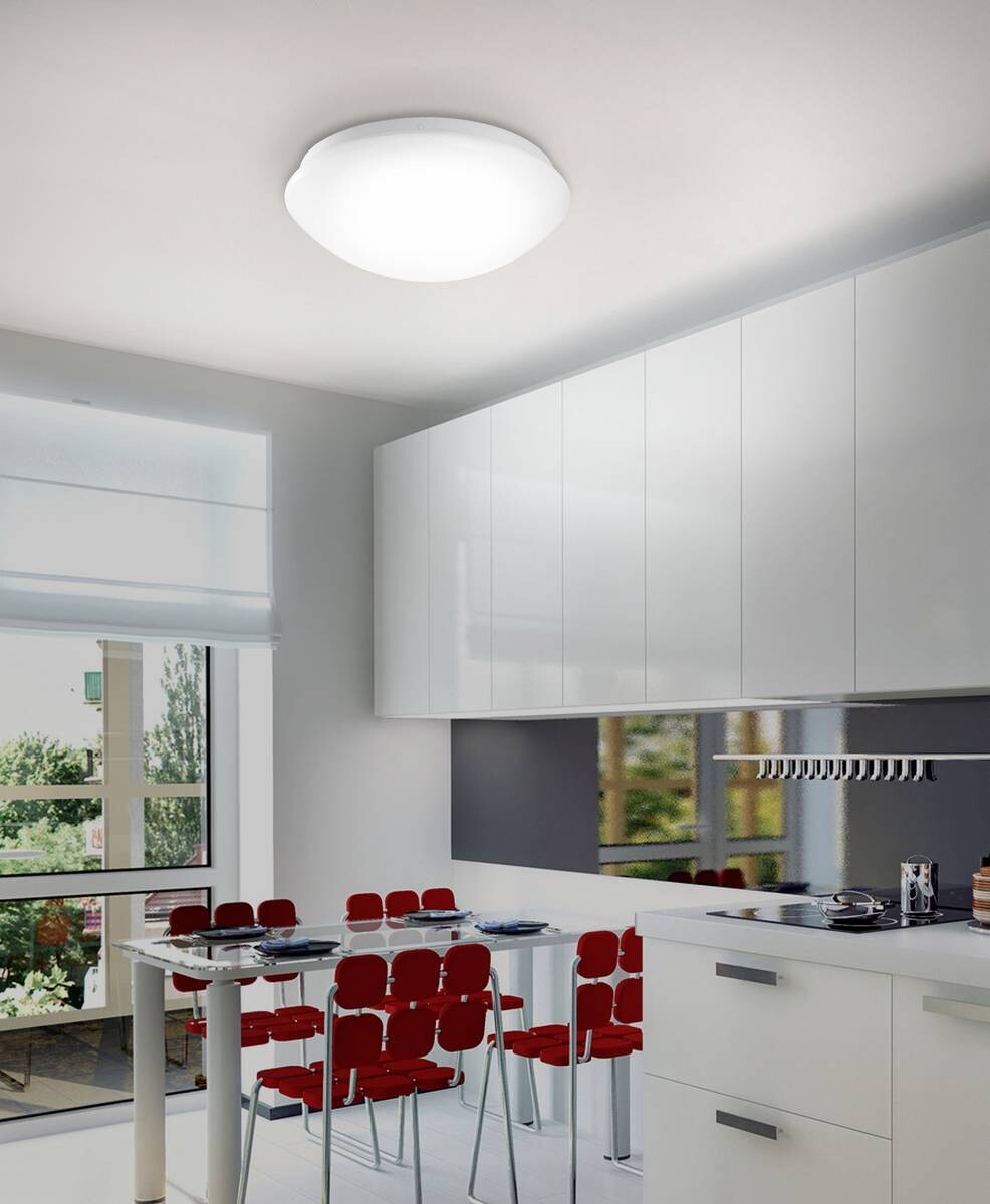 Just Light Deckenleuchte Andrea weiß Metall Kunststoff H/D: ca. 10x24,5 cm