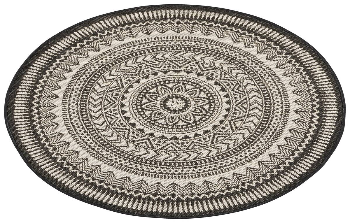 In-/Outdoor-Teppich Ambiente schwarz D: ca. 120 cm