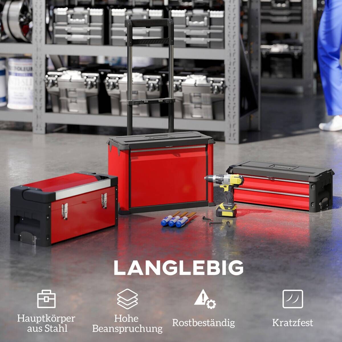Werkstattwagen B/H/T: ca. 52x72x32 cm