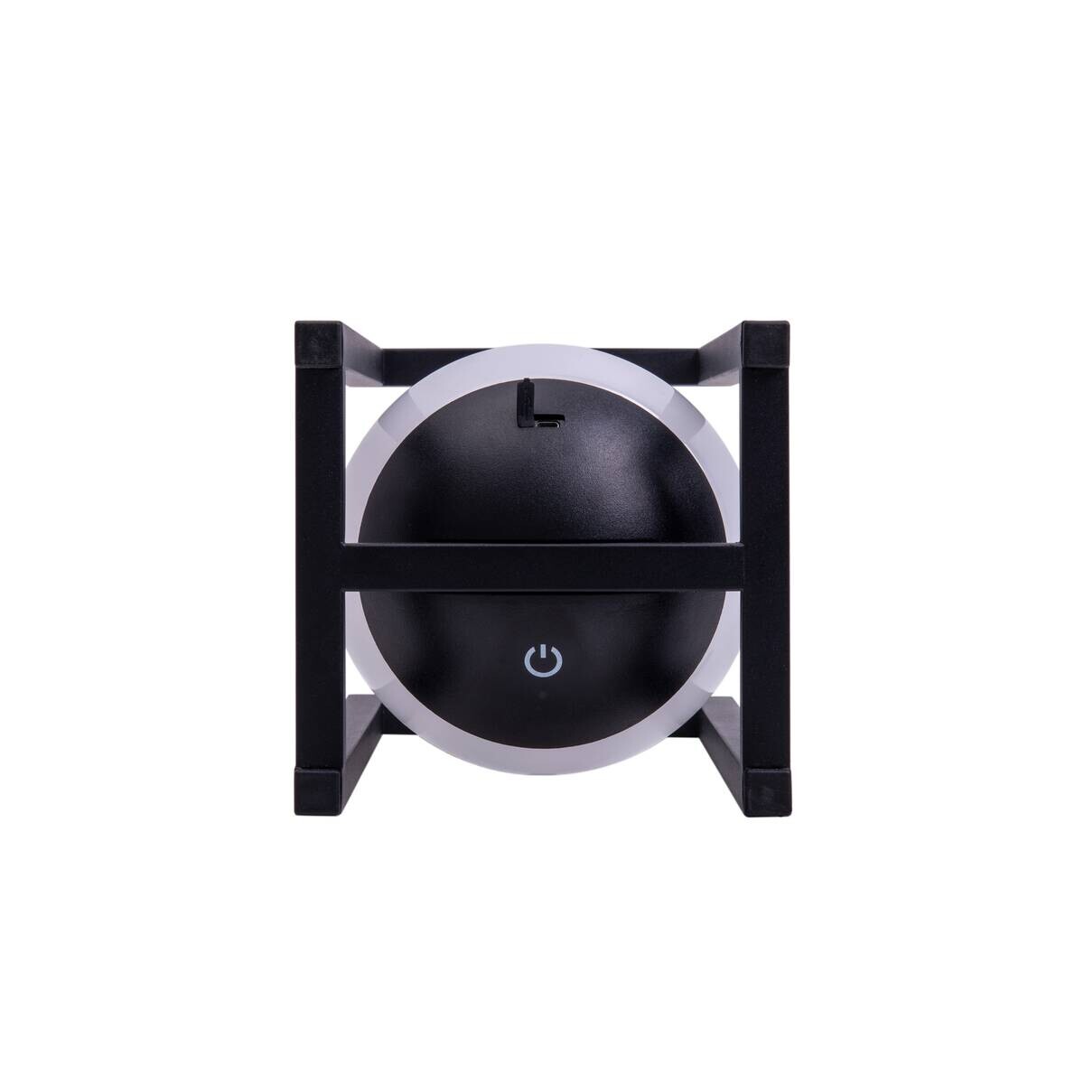 Dekoleuchte 5298122 schwarz weiß Metall Kunststoff B/H/T: ca. 16x30x16 cm